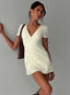 Lunivo | Brown Check Tall Playsuit