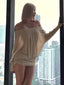 Lokora | Off-Shoulder Batwing Sleeve Long Dress
