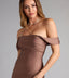 "Aria" Off-Shoulder Bodycon Dress