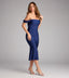 "Aria" Off-Shoulder Bodycon Dress
