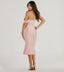 "Aria" Off-Shoulder Bodycon Dress