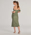 "Aria" Off-Shoulder Bodycon Dress