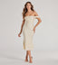"Aria" Off-Shoulder Bodycon Dress