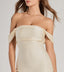 "Aria" Off-Shoulder Bodycon Dress