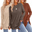 "Everyday Ease" Long Sleeve Tunic Top