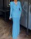Solviera | Slim Fit Maxi Evening Dress