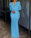 Solviera | Slim Fit Maxi Evening Dress