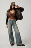 Kira Wide-Leg Vintage Wash Jeans