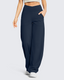 AirFlow Crossover Waist Wide-Leg Pants