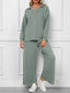 "Abby" Lounge Set – Textured Knit Two-Piece