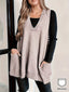 Novaira | Solid V-Neck Sweater Vest