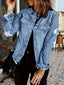 Isolde | Distressed Denim Jacket