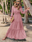 "Veloura" Tiered Maxi Dress