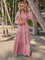 "Veloura" Tiered Maxi Dress