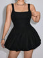Kuvira | Square Neck Bubble Mini Dress
