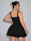 Kuvira | Square Neck Bubble Mini Dress