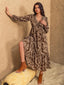 "Thalorie" Boho Paisley Maxi Dress