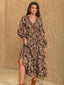 "Thalorie" Boho Paisley Maxi Dress