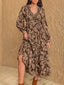 "Thalorie" Boho Paisley Maxi Dress