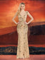 "Zyrelle" Beaded Lace Evening Gown