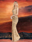 "Zyrelle" Beaded Lace Evening Gown