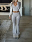 The "Aria" Ribbed Lounge Set