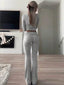 The "Aria" Ribbed Lounge Set