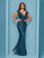 "Zyrelle" Beaded Lace Evening Gown