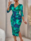 "Orivelle" Tie-Dye Bodycon Midi