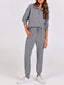 The "Cleo" Ribbed Lounge Set