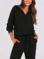 The "Cleo" Ribbed Lounge Set