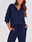 The "Cleo" Ribbed Lounge Set