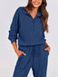 The "Cleo" Ribbed Lounge Set