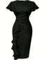 💃 “Lillian” Ruffle Midi Dress