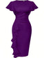 💃 “Lillian” Ruffle Midi Dress