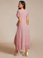 "Grace" Flutter Sleeve High-Low Dress