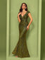 "Zyrelle" Beaded Lace Evening Gown