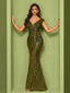 "Zyrelle" Beaded Lace Evening Gown