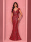 "Zyrelle" Beaded Lace Evening Gown