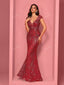 "Zyrelle" Beaded Lace Evening Gown