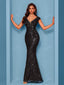 "Zyrelle" Beaded Lace Evening Gown