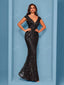 "Zyrelle" Beaded Lace Evening Gown