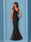 "Zyrelle" Beaded Lace Evening Gown