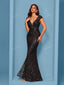 "Zyrelle" Beaded Lace Evening Gown