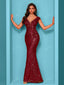 "Zyrelle" Beaded Lace Evening Gown