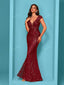 "Zyrelle" Beaded Lace Evening Gown