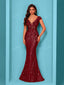 "Zyrelle" Beaded Lace Evening Gown