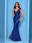 "Zyrelle" Beaded Lace Evening Gown