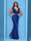 "Zyrelle" Beaded Lace Evening Gown