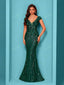 "Zyrelle" Beaded Lace Evening Gown